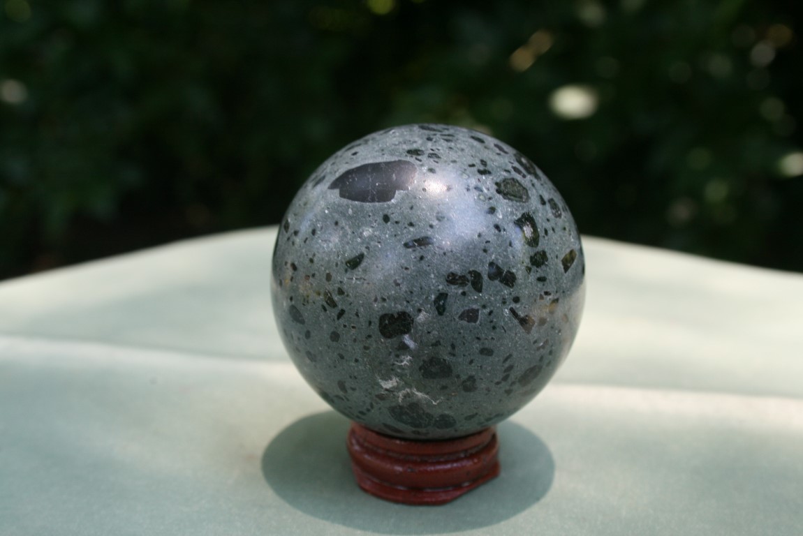 Kimberlite Sphere 'The Stone of Freedom' 4742